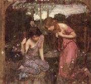 Study for Nymphs finding the Head of Orpheus